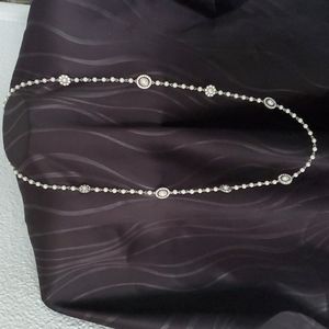 Faux Pearl and Diamond Premier Designs Necklace